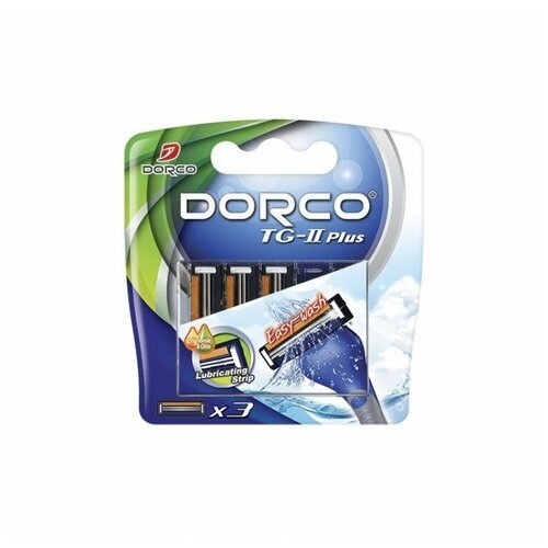 Сменные кассеты Dorco TG-II Plus, 3 шт.