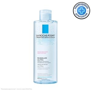 La Roche-Posay Ultra Reactive Вода мицеллярная для чувствительной и склонной к аллергии кожи лица 400 мл