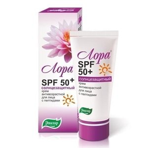 Лора Крем для лица солнцезащитный SPF 50+ 30 г