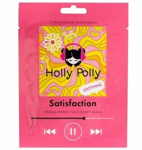 Holly Polly Маска тканевая для лица на кремовой основе satisfaction с ромашкой и пантенолом 22 г