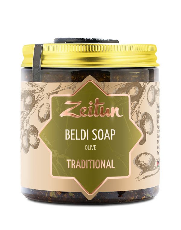 Мыло традиционное марокканское Бельди 'Олива' для всех типов кожи Zeitun